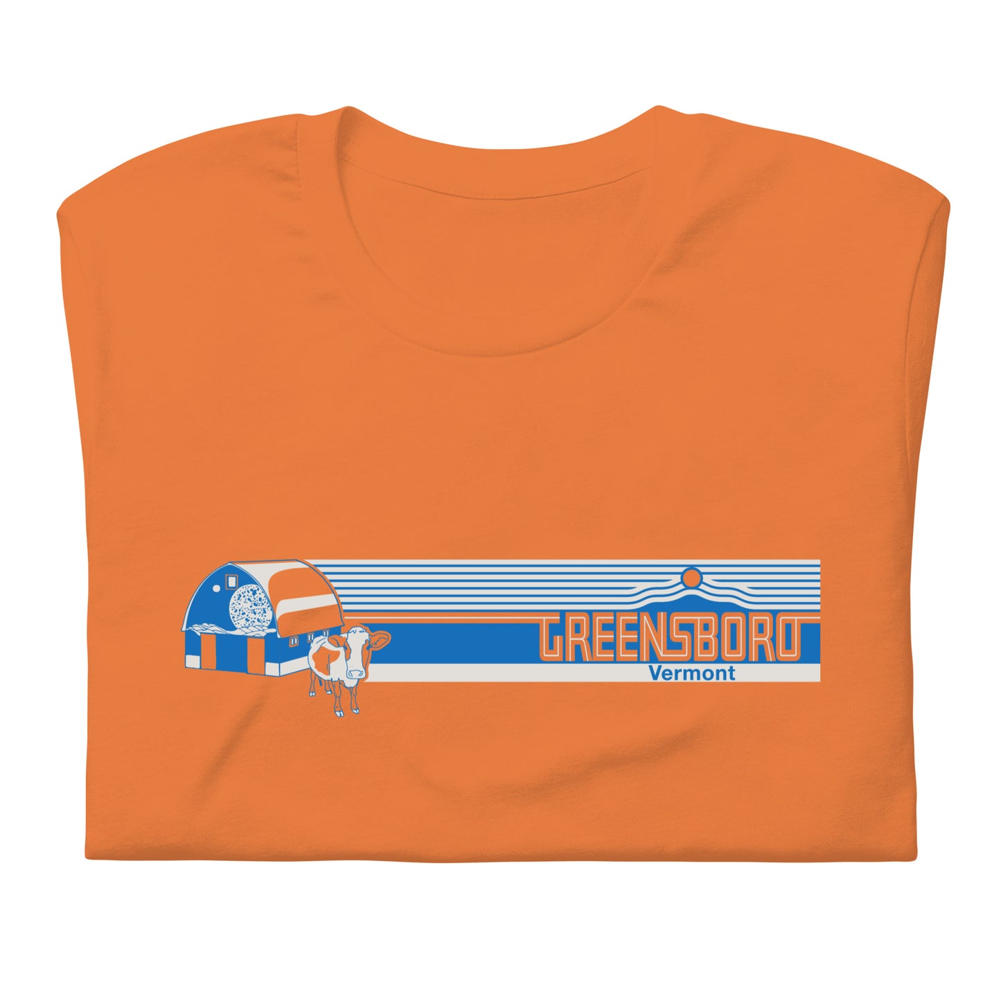 Greensboro Travel Poster, Minimal Unisex t-shirt