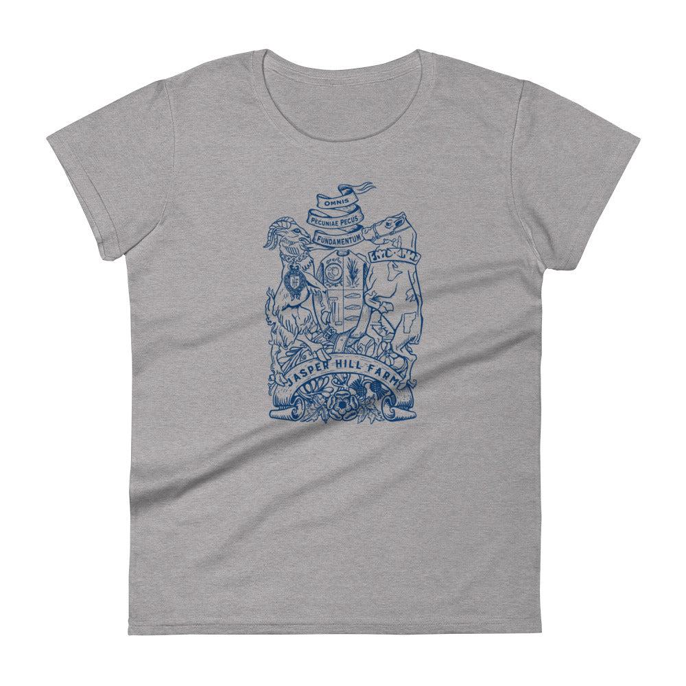 Jasper Hill Farm Crest Women's Short Sleeve T-shirt